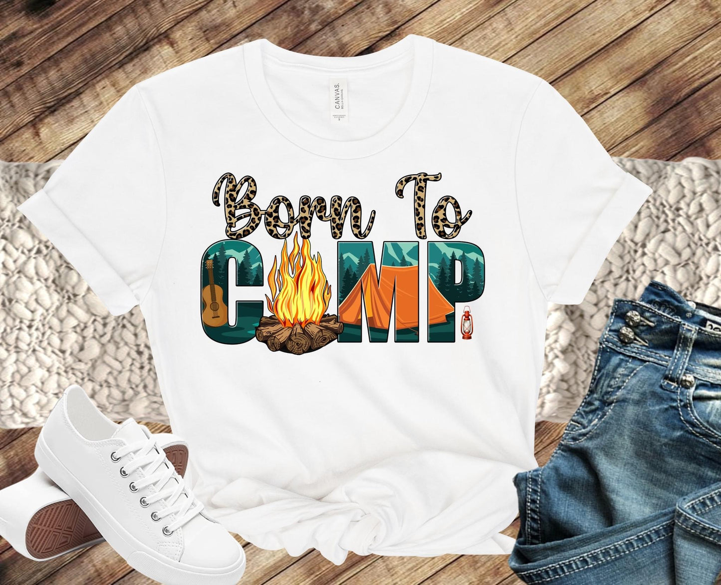 Leopard Born to Camp