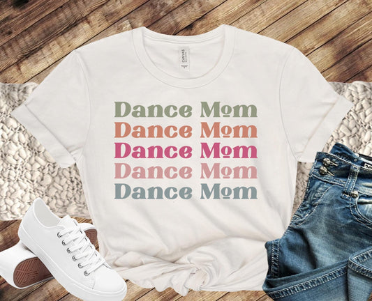 Stacked Multi-Colored Dance Mom