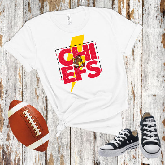 Chiefs Lightning Bolt -  DTF Transfer