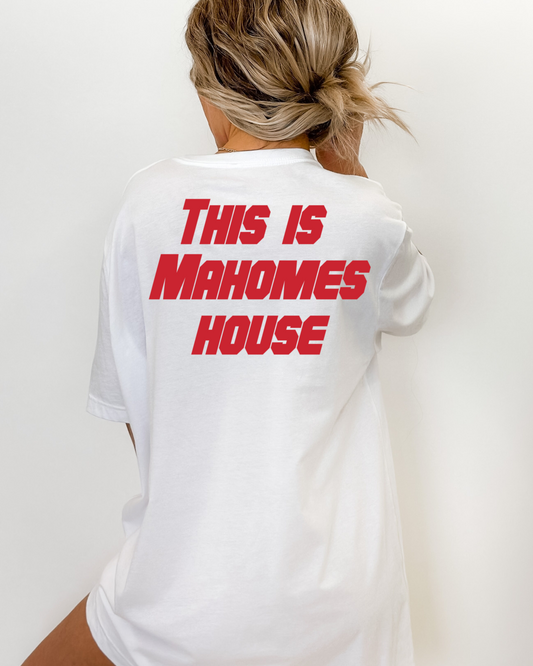 Red This Is Mahomes House -  DTF Transfer
