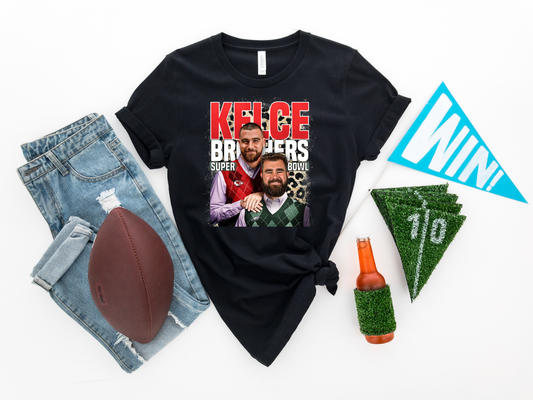 Leopard Kelce Brothers -  DTF Transfer