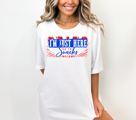 I'm just here for the snacks -  DTF Transfer