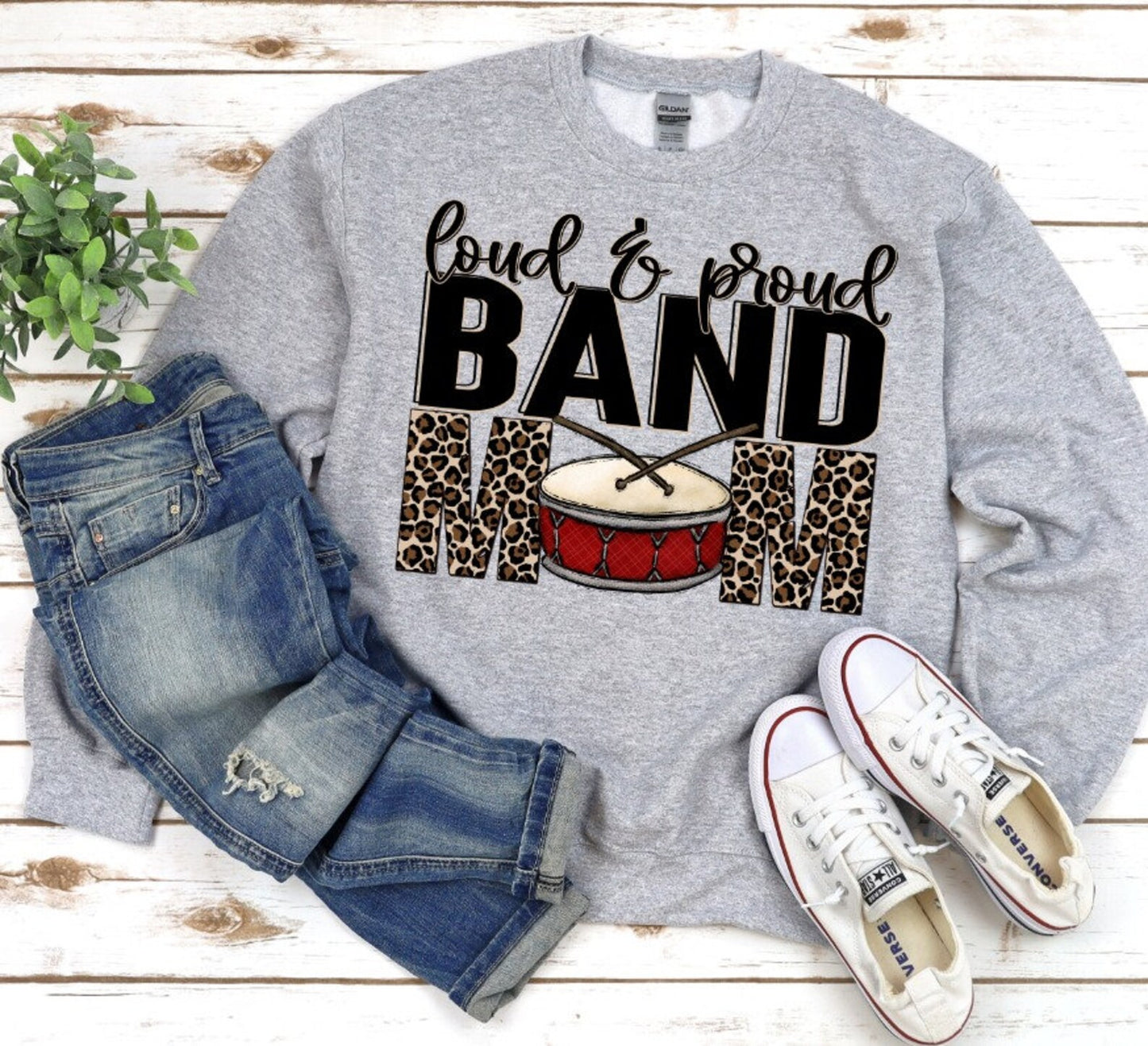 Loud & Proud Band Mom DTF Transfer
