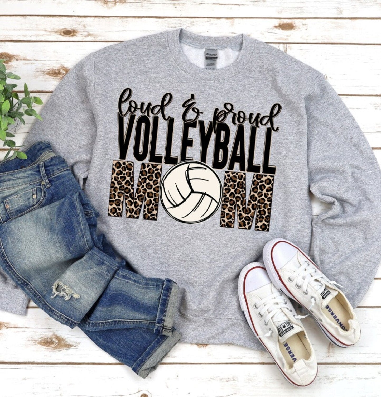 Loud & Proud Volleyball Mom DTF Transfer