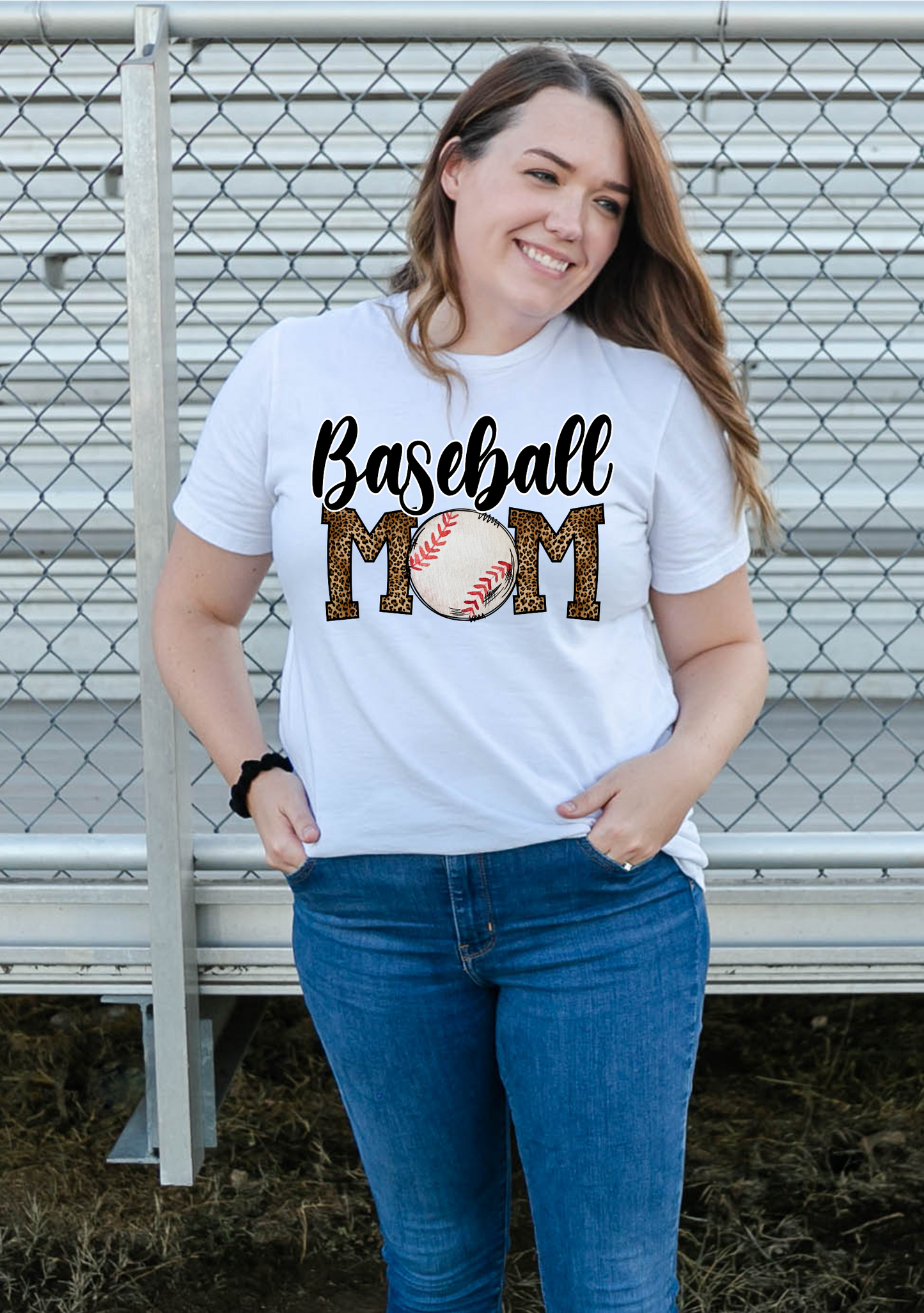Baseball Mom Leopard - DTF Transfer