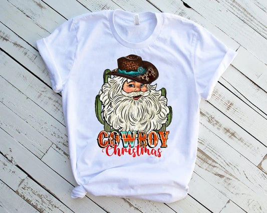 Cowboy Christmas DTF Transfer