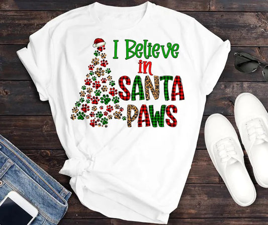 I believe in Santa Paws DTF Transfer
