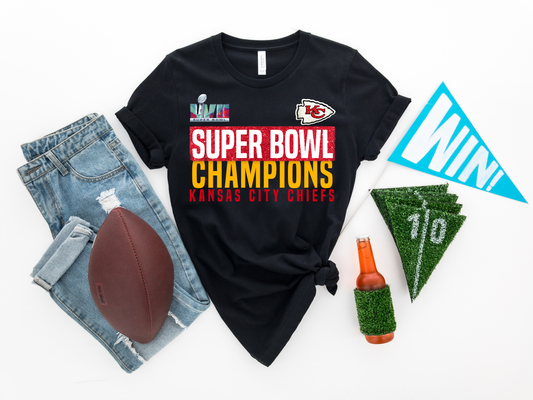 Glitter Super Bowl Champions DTF Transfer