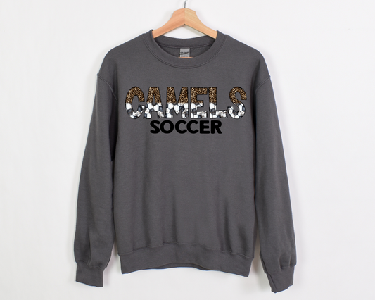 Leopard Mascot Soccer Font - DTF Transfer