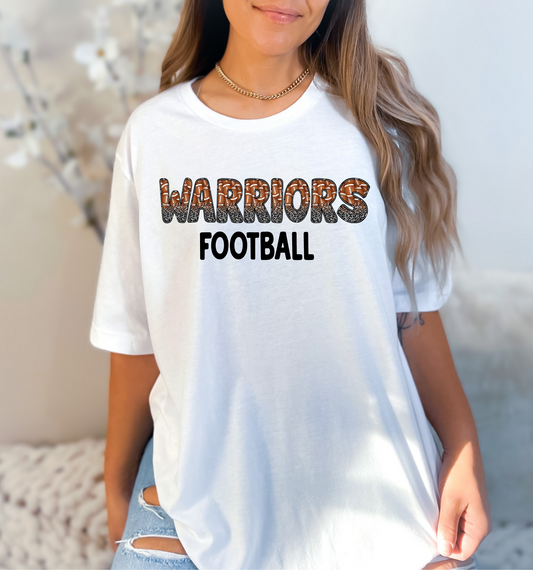 Leopard Mascot Football Font - DTF Transfer
