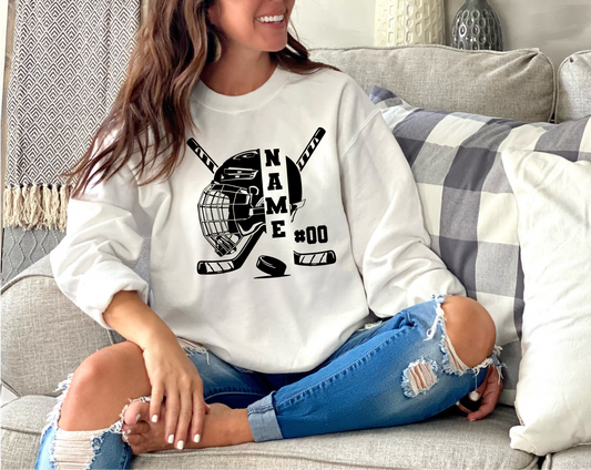 Personalized Hockey Name & Number - DTF Transfer