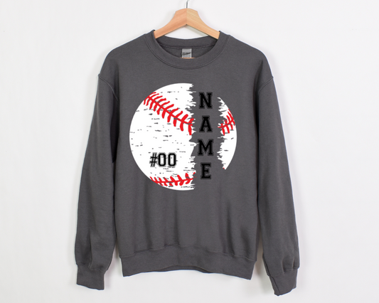 Personalized Baseball Name & Number - DTF Transfer