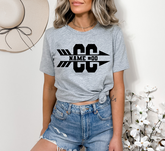 Personalized CC Name & Number -  DTF Transfer