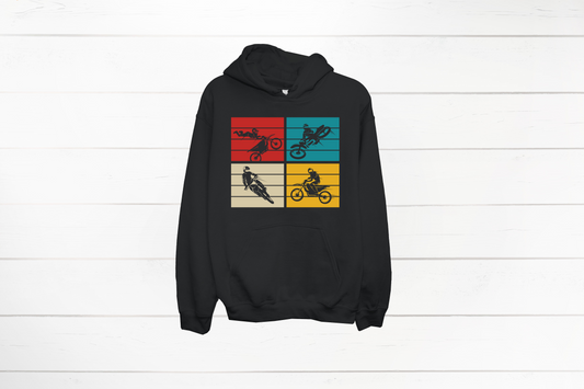 Motocross Dirt Bike Flips and Tricks DTF Transfer