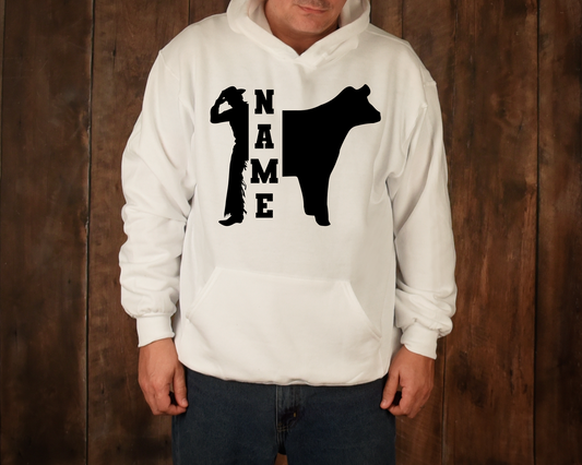 Personalized Cowboy Heifer - DTF Transfer