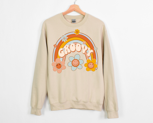 Groovy Rainbow - DTF Transfer