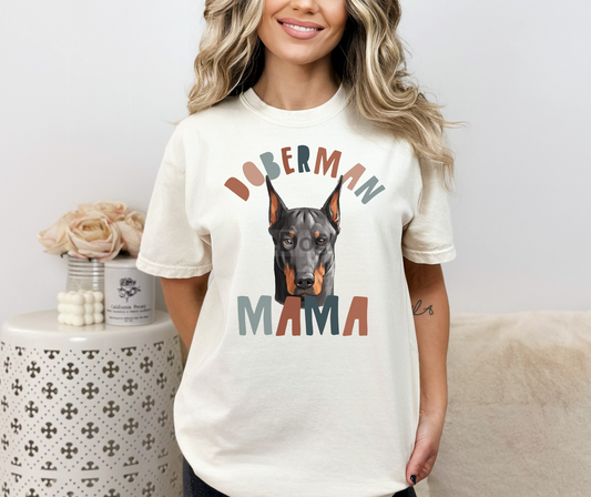 Doberman Mama DTF Transfer