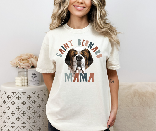 Saint Bernard Mama DTF Transfer