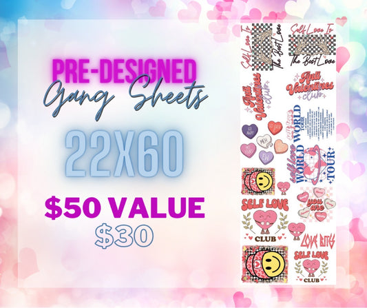 #1 Valentines Gang Sheet