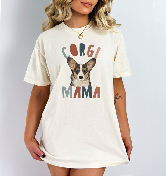 Tri Color Corgi Mama DTF Transfer