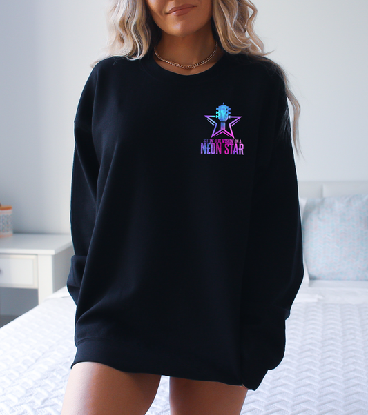 Neon Star Pocket - DTF Transfer