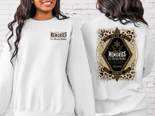 Back Leopard You're My Sunrise - DTF Transfer