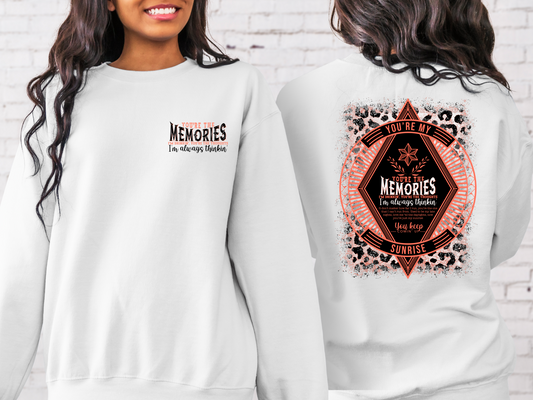 BACK - Pink Leopard You're My Sunrise - DTF Transfer