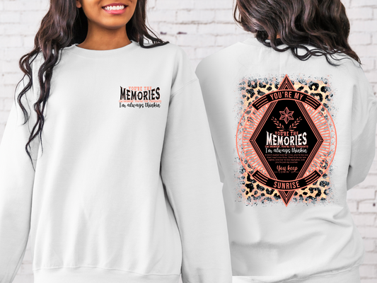 BACK - Pink Tan Leopard You're My Sunrise - DTF Transfer