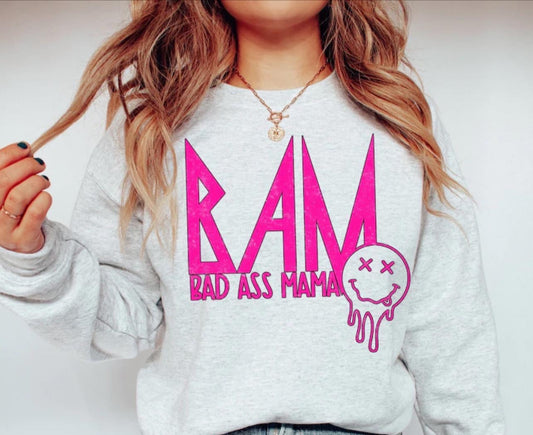 BAM Bad Ass Mama DTF Transfer