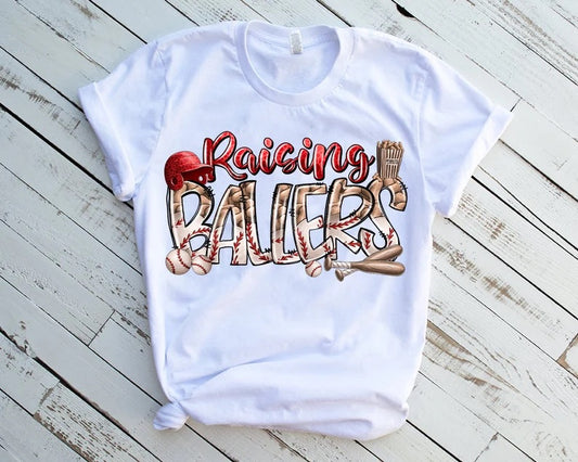 Raising Ballers Baseball DTF Transfer