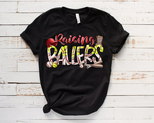 Raising Ballers Softball DTF Transfer