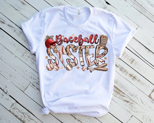 Baseball Sister DTF Transfer