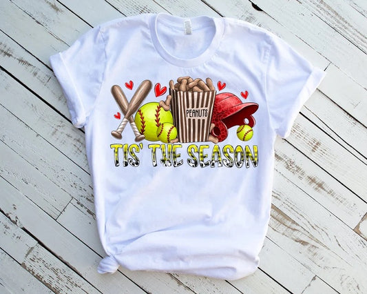 Tis the season Softball DTF Transfer