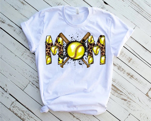 Mom Softball Bats DTF Transfer