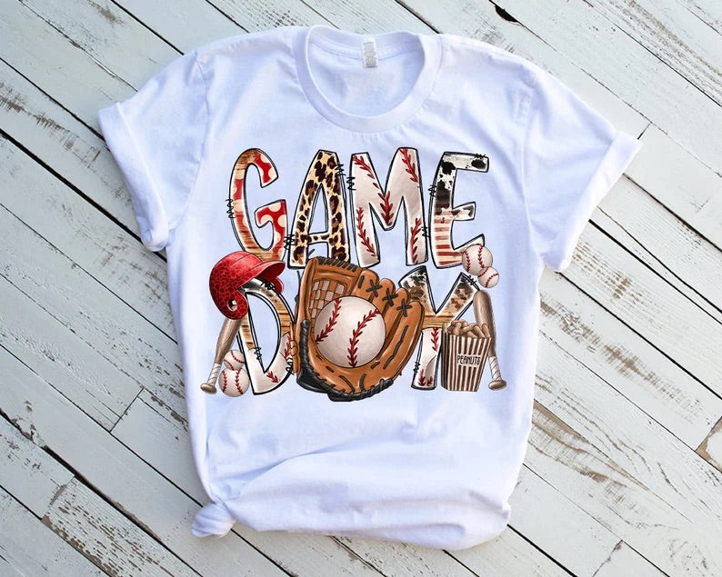 Game Day Baseball DTF Transfer