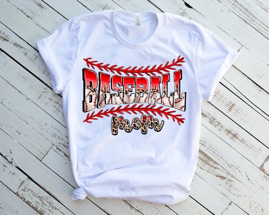 Baseball Mom Seams DTF Transfer