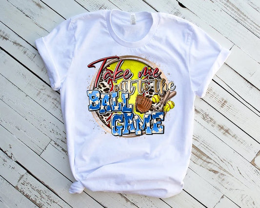 Take me out to the ball game  - DTF Transfer