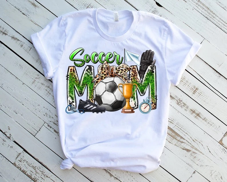 Soccer Mom Glitter- DTF Transfer