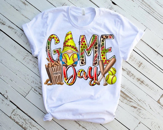 Game Day Gnomes Softball - DTF Transfer