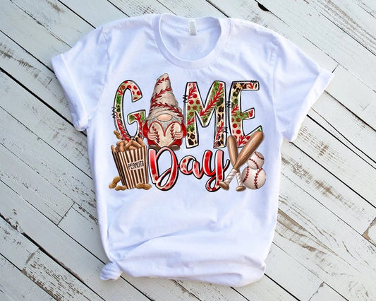 Game Day Gnomes Baseball - DTF Transfer