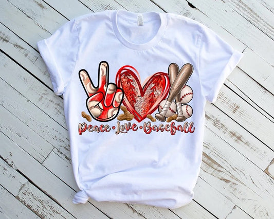 Peace Love Baseball - DTF Transfer
