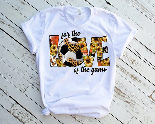 Western For The Love of the game Soccer - DTF Transfer