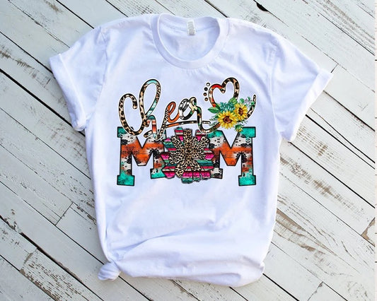 Western Cheer Mom Pom Pom - DTF Transfer