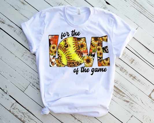 Western for the Love of Game Softball - DTF Transfer