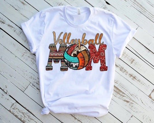 Volleyball Mom Western - DTF Transfer