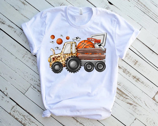 Basketball Tractor - DTF Transfer