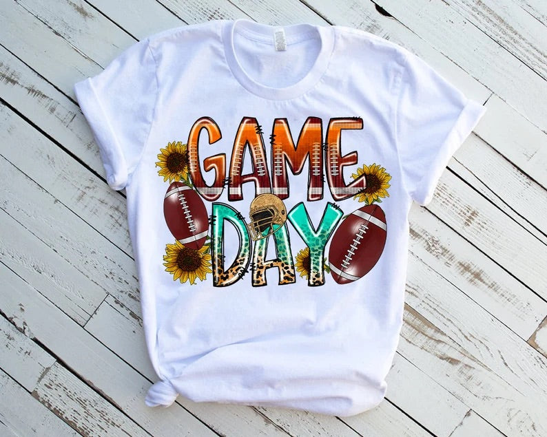 Game Day Sunflower Football - DTF Transfer