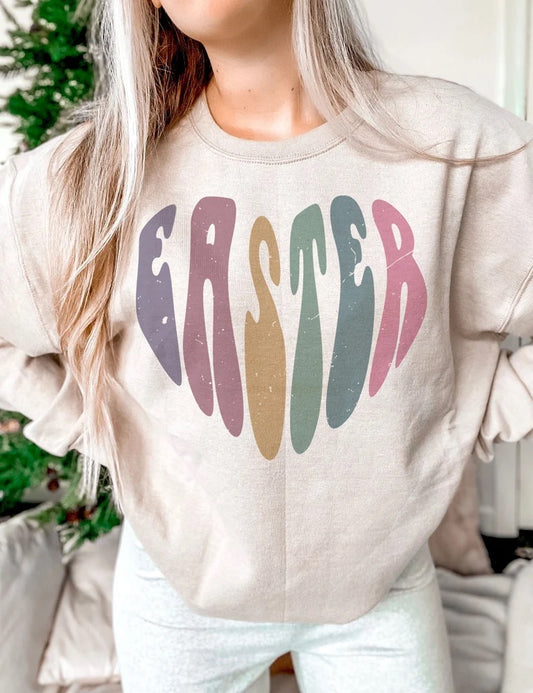 Easter Heart Pastel - DTF Transfer