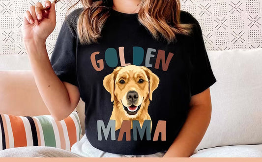 Golden Mama DTF Transfer