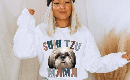 Shih Tzu Mama DTF Transfer